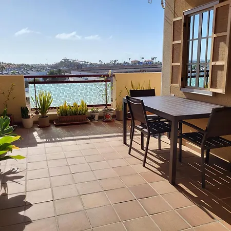 Designer With Breathtaking Terrace In Apartamento Corralejo